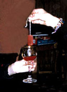 tampon im kirschsaft